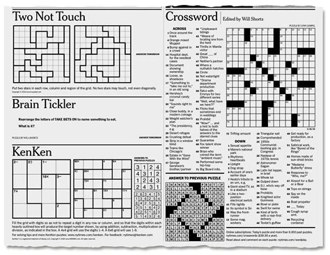 classic crossword|Archive of New York Magazine Crossword Puzzles